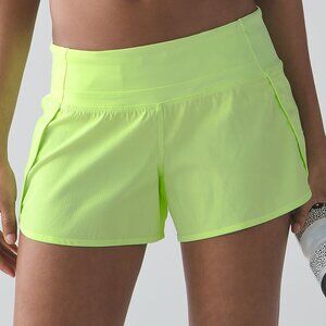 lululemon Run Times Short 4" in Clear Mint